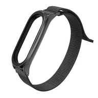 Akcesoria do smartwatchy - Tech-Protect Pasek Nylon do Xiaomi Mi Band 5 / 6 Black - miniaturka - grafika 1