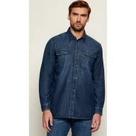 Koszule męskie - BOSS BLACK Jeansowa koszula BECKHAM x BOSS Regular Fit - miniaturka - grafika 1