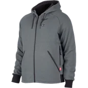 Odzież robocza - Milwaukee M12 HHGREY4-0 akumulatorowa bluza z kapturem podgrzewana 12V Li-Ion Premium kolor szary rozmiar L bez akumulatorów i ładowarki 4932480068 - miniaturka - grafika 1