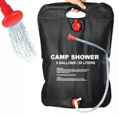 Toalety turystyczne i przenośne - Prysznic Turystyczny Solarny Kempingowy Polowy 20L D297 - miniaturka - grafika 1