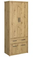 Szafy - Szafa Na Ubrania Z Szufladą Dąb Artisan 70 Cm T0-W05 - miniaturka - grafika 1