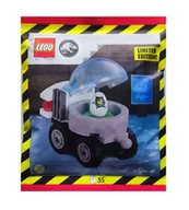 Klocki - LEGO Jurassic World Zestaw - Mobile Incubator with Egg 122407 polybag klocki - miniaturka - grafika 1