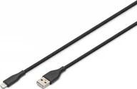 Kable USB - DIGITUS Kabel przyłączeniowy USB 2.0 typ A-Lightning silikon 0.5Ms - miniaturka - grafika 1