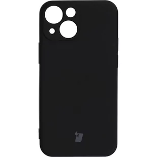 Bizon Etui Case Silicone iPhone 13 Mini czarne - Etui i futerały do telefonów - miniaturka - grafika 1