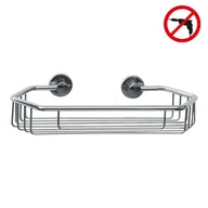 Półki łazienkowe - tesa TESA draad roztwór Caddy prysznicowa (z mosiądzu, chromowany, w zestawie, 65 MM X 275 MM X 135 MM) - miniaturka - grafika 1