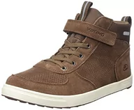 Buty dla chłopców - Viking Samuel Mid Wp Jr sneakersy chłopięce, brązowy, 35 EU - miniaturka - grafika 1