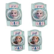 Ochraniacze - 4x Ochraniacz Na Kolana Łokcie Osłona Frozen Elsa - miniaturka - grafika 1