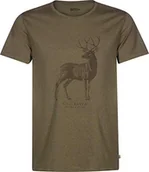 Koszulki męskie - FJÄLLRÄVEN FJALLRAVEN męski podkoszulek Deer Print T-shirt M szary asfaltowy X-S F87223-Tarmac-XS - miniaturka - grafika 1