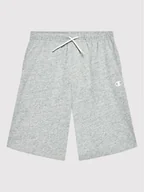 Spodenki damskie - Champion Szorty sportowe 306027 Szary Regular Fit - miniaturka - grafika 1