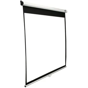 Elite Screens Manual M100 X WH-E24 "roleta na płótnie 221,0 cm x 124,5 cm (szer. x wys.) 16: 9  ekranów projekcyjnych ściany (2374 MM, 79,5 MM, 2009 MM, 9 kg, biały) M100XWH-E24 - Rolety - miniaturka - grafika 1