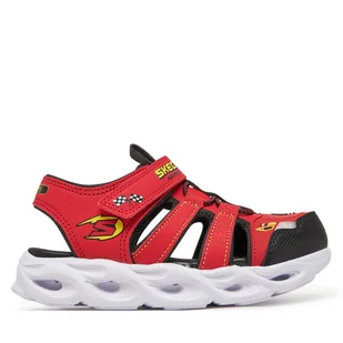 Sandały Skechers Thermo-Splash-Hydro-Flare 400613L/RDBK Czerwony - Buty dla chłopców - miniaturka - grafika 1