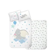 Pościel dla dzieci - Disney Home Dumbo komplet pościeli dziecięcej 100 x 135 cm – poszewka na poduszkę 40 x 60 cm – dwustronny motyw – pościel dziecięca – super miękka bawełna Renforce 100% bawełna, 2-częściowy zestaw - miniaturka - grafika 1