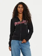 Bluzy damskie - Guess Jeans Bluza W4BQ03 KC811 Czarny Regular Fit - miniaturka - grafika 1