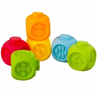 Zabawki sensoryczne - Bocioland Miękkie Klocki Sensoryczne Op. 6 Szt. 0373 - miniaturka - grafika 1