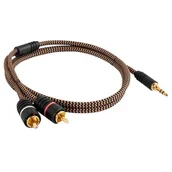 Kable - Kabel Jack 3.5 mm - 2x RCA PROSON Arctic 1m - miniaturka - grafika 1