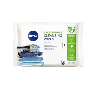 Nivea Aqua Effect odświeżające chusteczki oczyszczające do cery normalnej i mieszanej Refreshing Facial Cleansing Wipes) 25 szt - Pozostałe kosmetyki - miniaturka - grafika 4