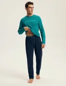 Piżamy męskie - Piżama Vise 43490-77X - miniaturka - grafika 1