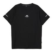 Koszulki męskie - Cropp - Czarny T-shirt z odblaskowymi nadrukami - Czarny - miniaturka - grafika 1