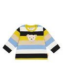 Bluzy i sweterki niemowlęce - Steiff Bluza w kolorze błękitno-żółto-kremowym - miniaturka - grafika 1