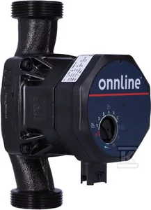 Elektroniczna pompa obiegowa ONNLINE EQC-S 25-4/180, z przyłączem gwintowym 1 1/2", 3 tryby pracy, wtyczka i izolacja w komplecie - Pompy obiegowe c.o. - miniaturka - grafika 1