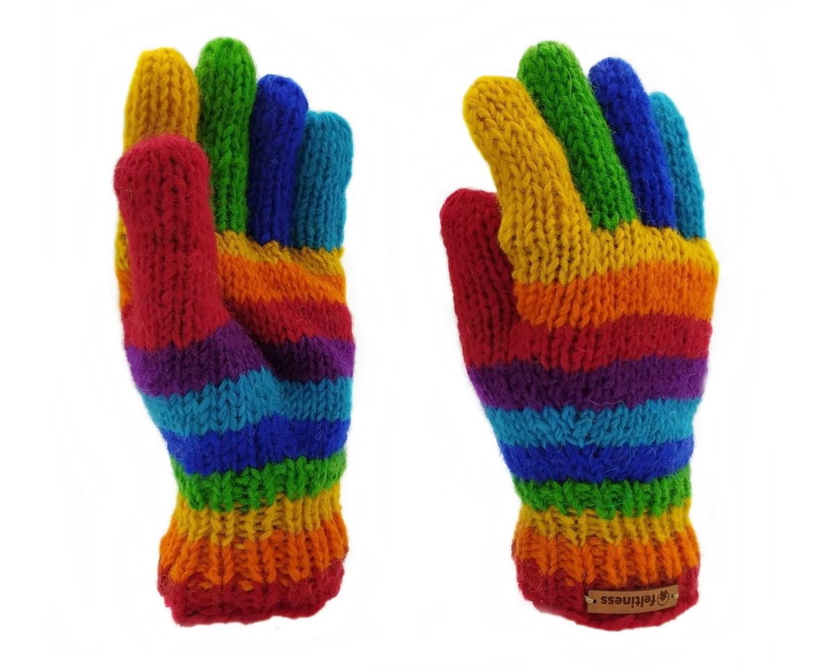 Feltiness, Rękawiczki wełniane Multikolor, 100% wełna owcza