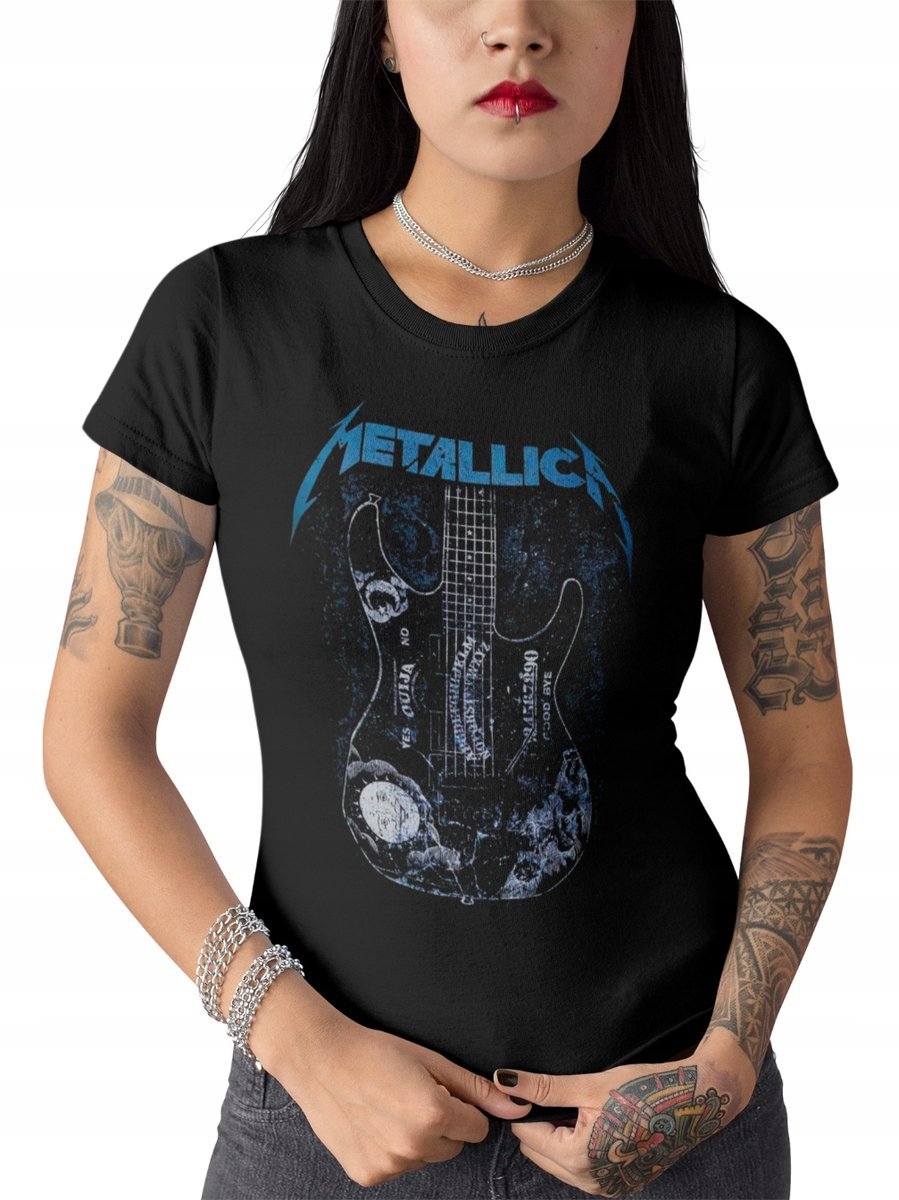 METALLICA T-Shirt Koszulka Damska James Hetfield gitara rock metal M