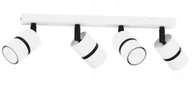 Lampy sufitowe - EWILIGHT Lampa sufitowa wisząca 4-punkty listwa TUBE 4xGU10 biały/czarny - miniaturka - grafika 1