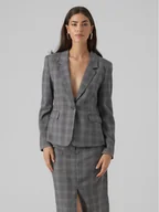 Marynarki i żakiety damskie - Vero Moda Marynarka Malin 10299895 Szary Slim Fit - miniaturka - grafika 1