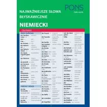 Pons Niemiecki Najważniejsze słowa błyskawicznie - Praca zbiorowa - Książki do nauki języka niemieckiego - miniaturka - grafika 1