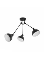 Lampy sufitowe - TK Lighting LAMPA SUFITOWA TECHNO NEW CZARNY 2581 - 2581 - miniaturka - grafika 1