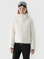 Kurtki damskie - 4F Kurtka narciarska membrana Dermizax 20000 damska - biała XXL - miniaturka - grafika 1