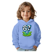 Bluzy dla dziewczynek - BLUZA DZIECIĘCA Z KAPTUREM 67 SIX SEVEN PIŁKA VIRAL 134-140 PREZENT - miniaturka - grafika 1