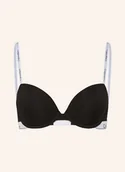 Biustonosze - Calvin Klein Biustonosz Usztywniany Modern Cotton schwarz - miniaturka - grafika 1