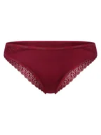 Majtki damskie - Calvin Klein Damskie majtki brazylijskie Kobiety Sztuczne włókno lila|czerwony jednolity, S - miniaturka - grafika 1