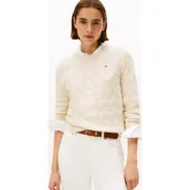 Swetry damskie - Tommy Hilfiger Wełniany sweter | Regular Fit - miniaturka - grafika 1