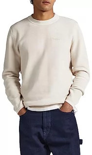 Swetry męskie - Pepe Jeans Sweter męski Silvertown, beżowy (kość słoniowa), XL - grafika 1
