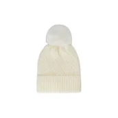 Czapki dla dzieci - Czapka zimowa dziewczęca 4F z pomponem ciepła ACAPF647-11S - miniaturka - grafika 1