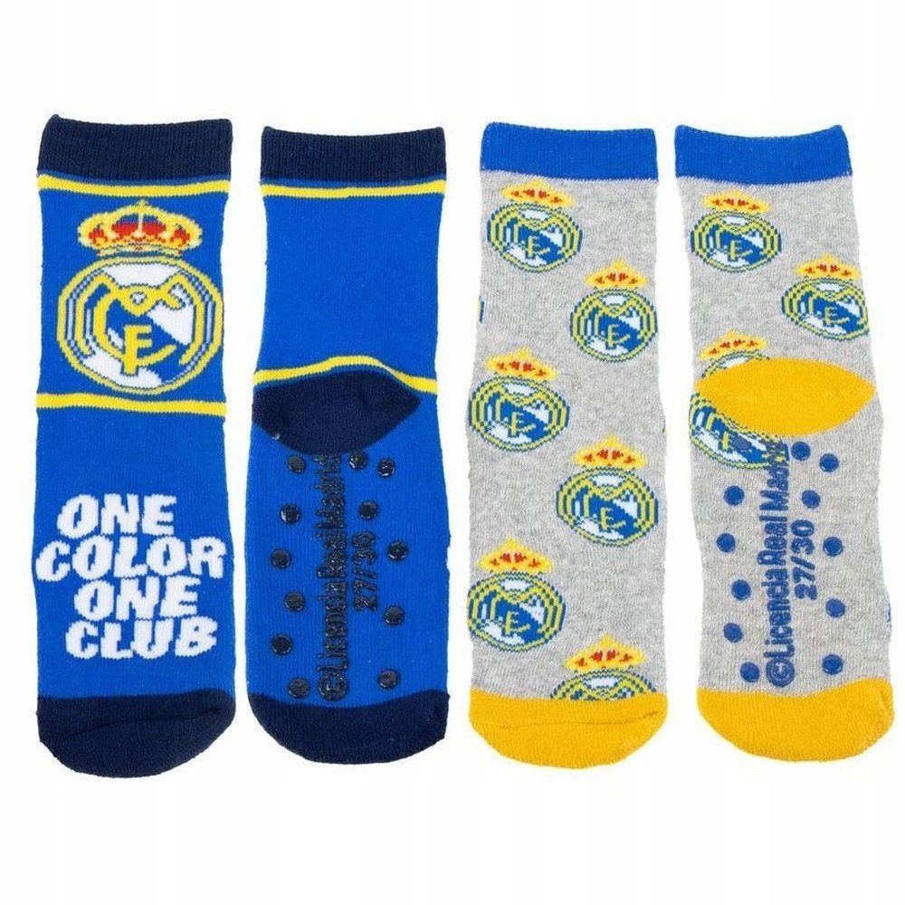 Real Madryt skarpetki junior antypoślizgowe zimowe 2-pack 35/38