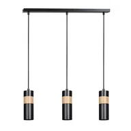 Lampy sufitowe - Emibig Akari lampa wisząca 3-punktowa czarna 732/3 - miniaturka - grafika 1