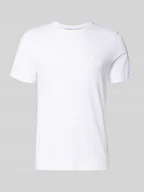 Koszulki męskie - T-shirt z wyhaftowanym logo - miniaturka - grafika 1