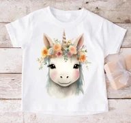 Koszulki dla dziewczynek - Koszulka dla dziewczynki cuteanimals8 - miniaturka - grafika 1