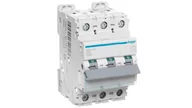 Bezpieczniki elektryczne - Hager Wyłącznik nadprądowy NDN 3P D40 10kA NDN340 - miniaturka - grafika 1