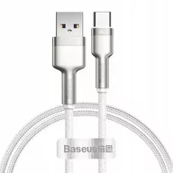 Kable USB - Baseus Kabel USB do USB-C Cafule 66W 1m biały) - miniaturka - grafika 1