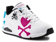 Sneakersy damskie - Skechers Crossing Hearts 155227-WMLT - miniaturka - grafika 1