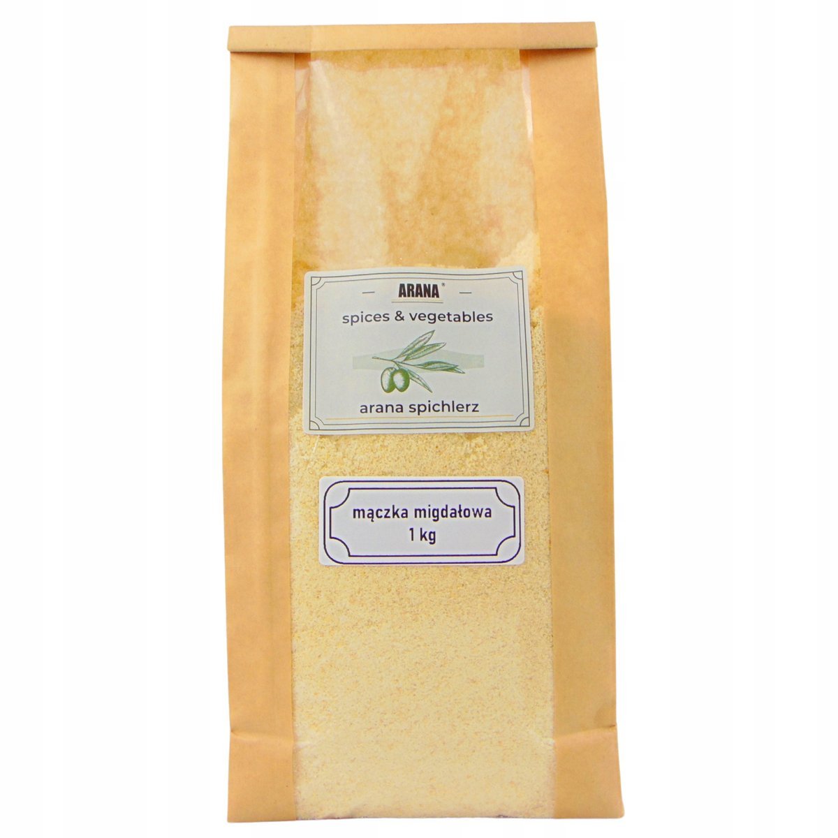 MĄKA MIGDAŁOWA 1 kg drobna naturalna doskonała jakość
