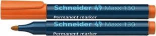 MARKER PERMANENTNY SCHNEIDER MAXX 130, OKRĄGŁY, 1-3MM, POMARAŃCZOWY - Zakreślacze - miniaturka - grafika 1