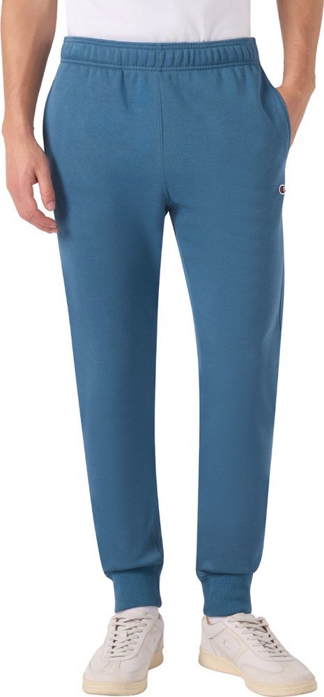 Champion Spodnie męskie Champion Rib Cuff Pants niebieskie 220299 BS133 S
