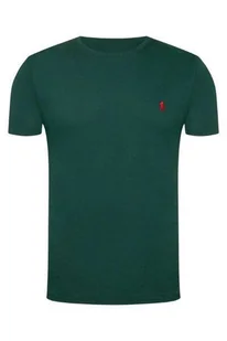 Ralph Lauren slim fit zielona koszulka męska, Rozmiar L - Koszulki męskie - miniaturka - grafika 1