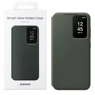 Samsung Etui Smart View Wallet Cover do Galaxy S23 EF-ZS911CGEGWW Zielony - Etui i futerały do telefonów - miniaturka - grafika 3