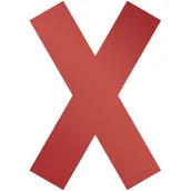 Systemy ekspozycyjne i znaki informacyjne - Durable Oznaczenie podłogowe do znakowania "KRZYŻYK" 135mm x 193mm x 0,2mm odklejalny czerwony 5szt. /104903/ DU205-KRZYŻYK - miniaturka - grafika 1